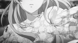 black-and-white-violet-evergarden.gif